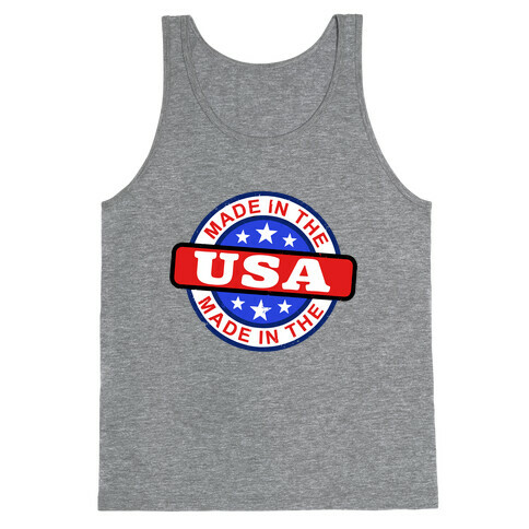 Made In The USA (Flag) Tank Top