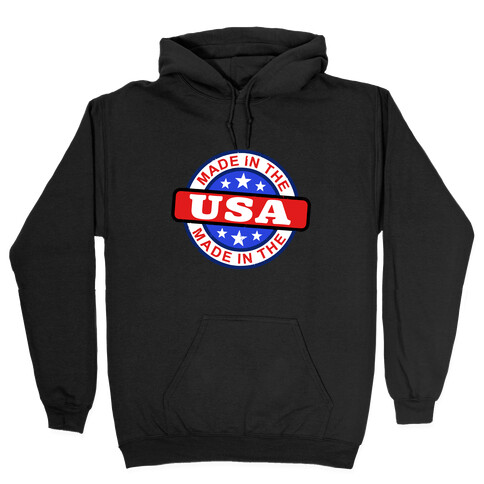 Made In The USA (Flag) Hooded Sweatshirt