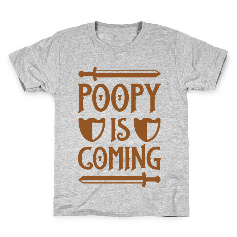 Poopy Is Coming Kids T-Shirt