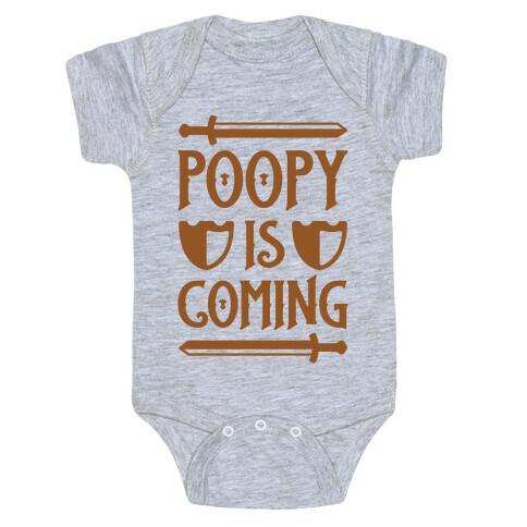 Poopy Is Coming Baby One-Piece