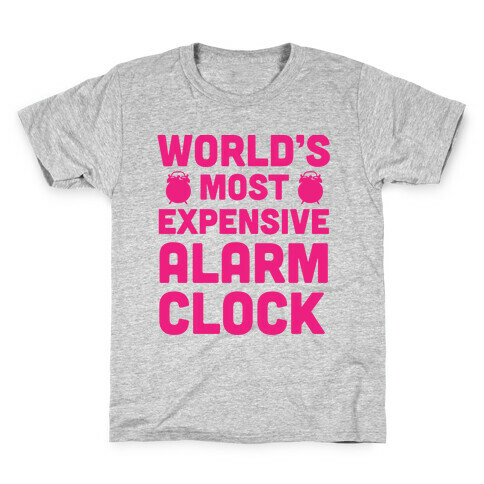 World's Most Expensive Alarm Clock Kids T-Shirt