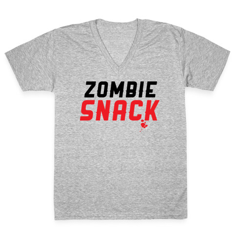 zombie snack V-Neck Tee Shirt