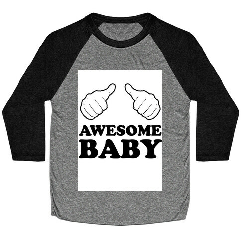 Awesome Baby Baseball Tee