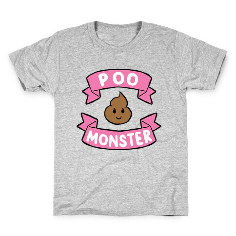 Poo Monster Kids T-Shirt