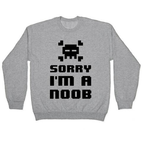 Sorry I'm a Noob Pullover