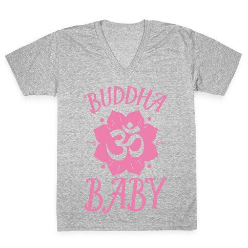 Buddha Baby V-Neck Tee Shirt