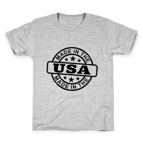 Made In The USA Stamp Kids T-Shirt