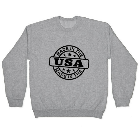 Made In The USA Stamp Pullover