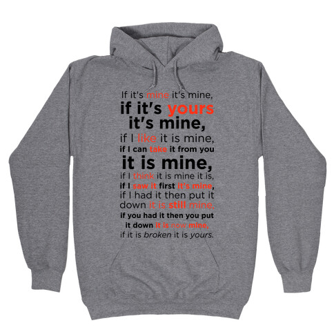 Baby Laws of Possession Hooded Sweatshirt