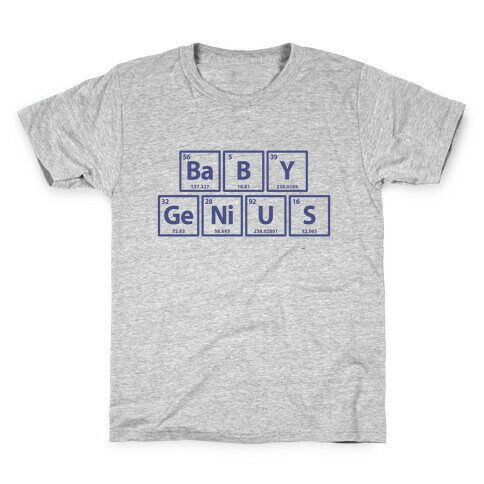 Baby Genius (Periodic Table Symbols) Kids T-Shirt