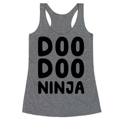 Doo Doo Ninja Racerback Tank Top