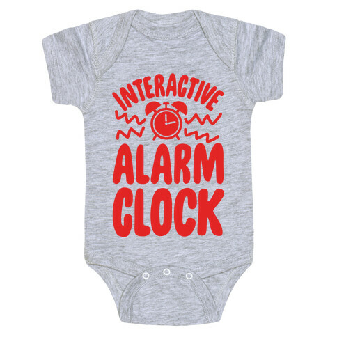 Interactive Alarm Clock Baby One-Piece