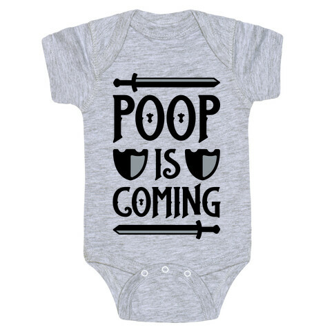 Poop Is Coming Baby One-Piece