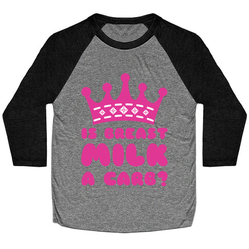 Is Breast Milk A Carb? Baseball Tee