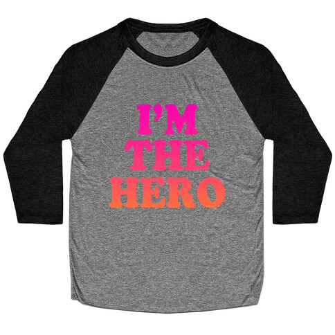 Hero & Comedic Relief (Part 1) Baseball Tee