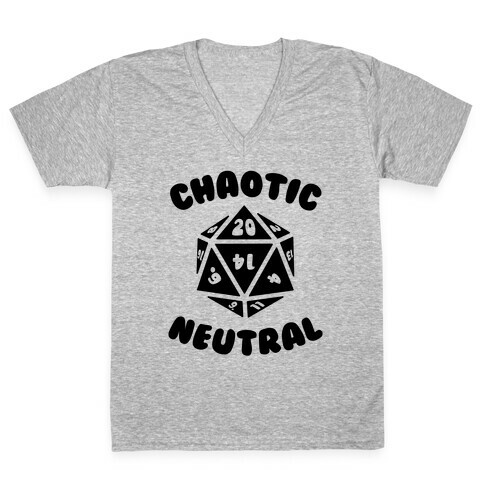 Chaotic Neutral V-Neck Tee Shirt