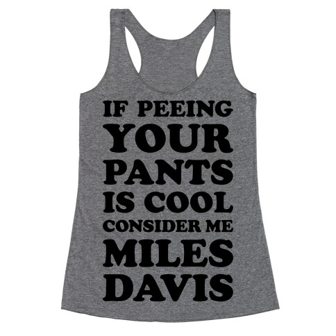 Miles Davis Racerback Tank Top