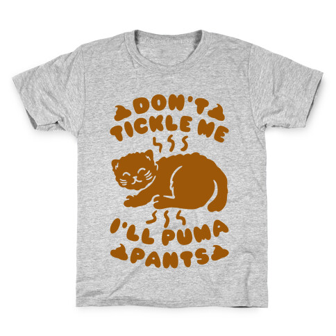 Don't Tickle Me I'll Puma Pants Kids T-Shirt