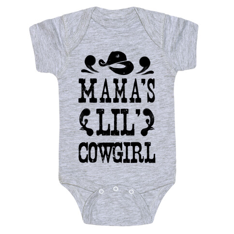 Mama's Lil' Cowgirl Baby One-Piece
