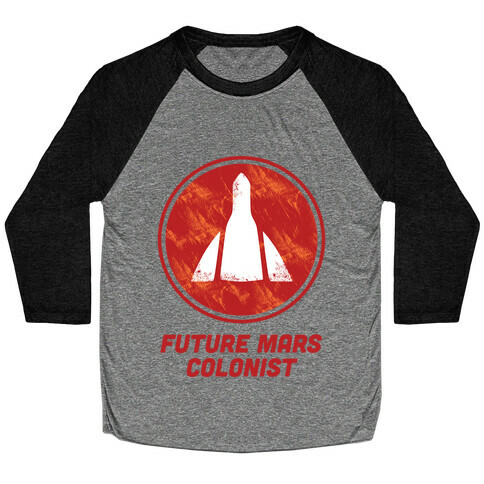 Baby Future Mars Colonist Baseball Tee