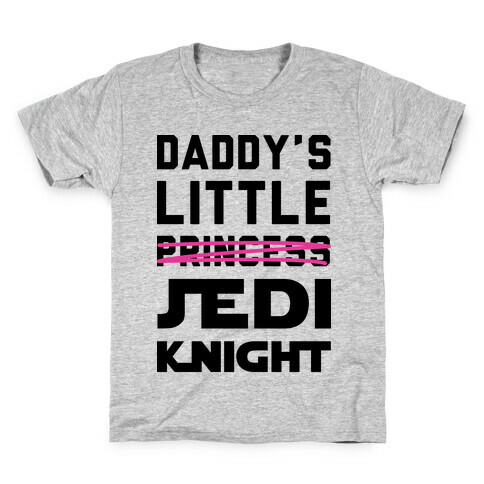 Daddy's Little Jedi Knight Kids T-Shirt