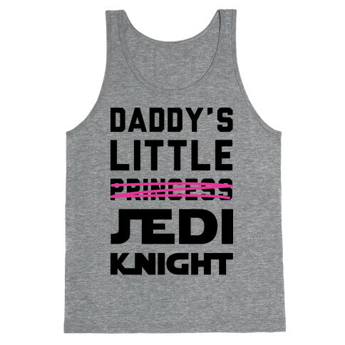 Daddy's Little Jedi Knight Tank Top