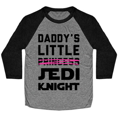 Daddy's Little Jedi Knight Baseball Tee