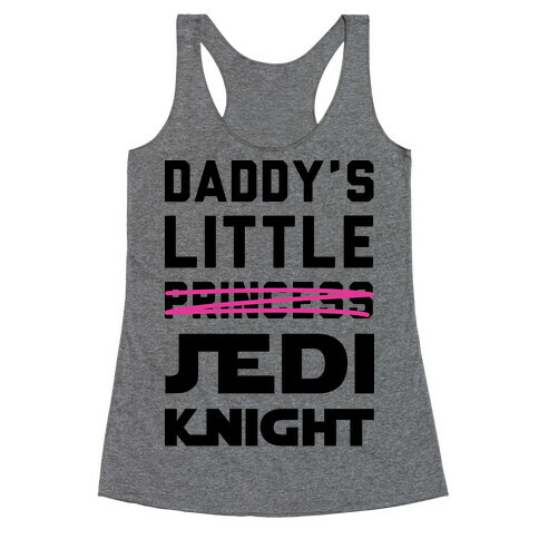 Daddy's Little Jedi Knight Racerback Tank Top