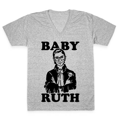 Baby Ruth V-Neck Tee Shirt
