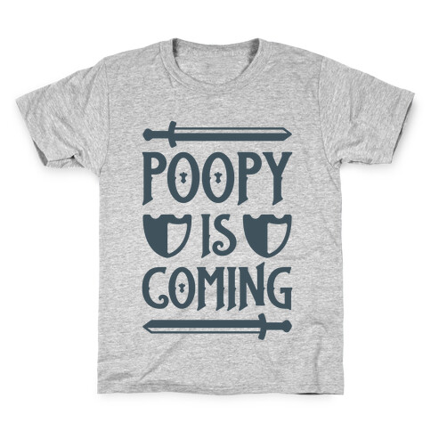 Poopy Is Coming Kids T-Shirt