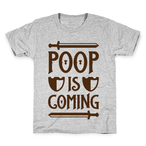 Poop Is Coming Kids T-Shirt