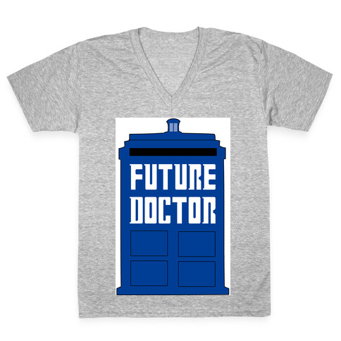 Future Doctor (Dr Who) V-Neck Tee Shirt
