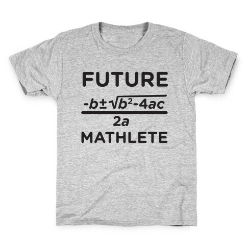 Mathlete of Tomorrow Kids T-Shirt