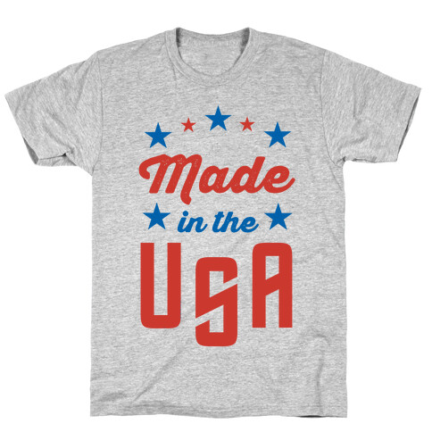 Made in the USA (Red & Blue) T-Shirt