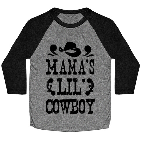 Mama's Lil' Cowboy Baseball Tee