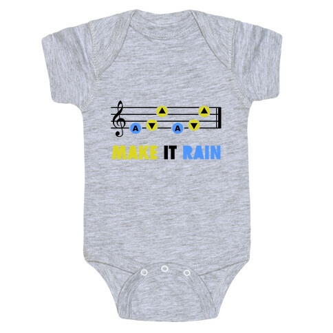 Make It Rain (Song Of Storms) Baby One-Piece