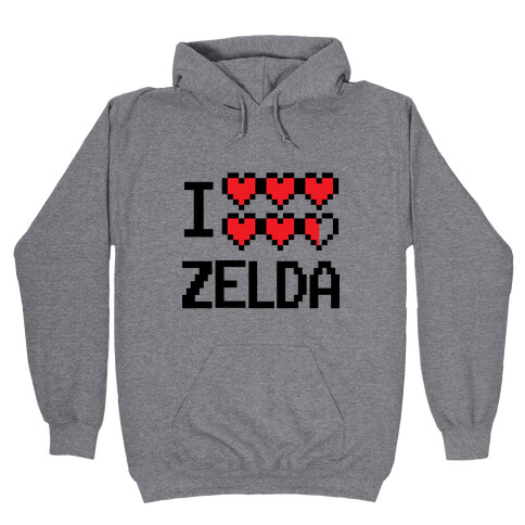 I Heart Zelda Hooded Sweatshirt