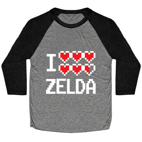 I Heart Zelda Baseball Tee