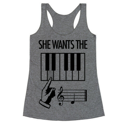 She Wants The D Racerback Tank Top