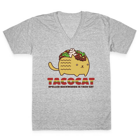 Tacocat V-Neck Tee Shirt