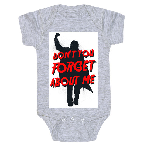 Don't You Forget About Me (athletic tank) Baby One-Piece