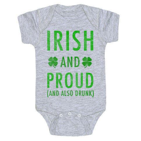 Irish And Drunk Baby One-Piece