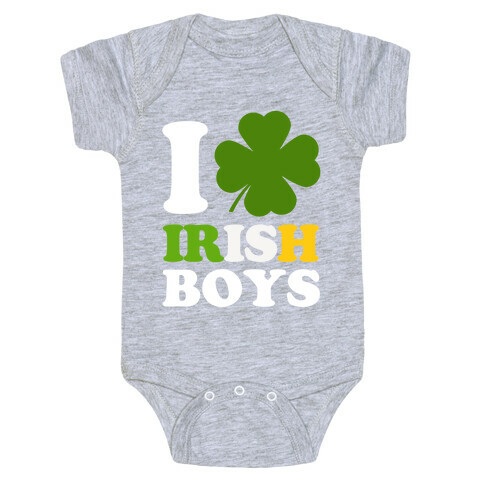 I Love Irish Boys Baby One-Piece