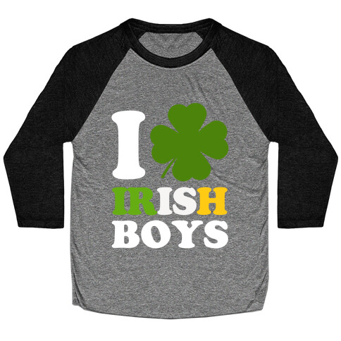I Love Irish Boys Baseball Tee