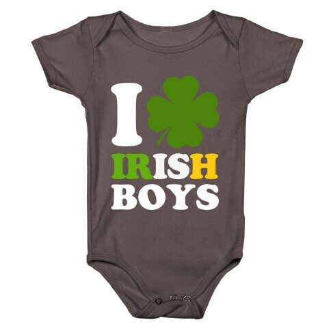 I Love Irish Boys Baby One-Piece