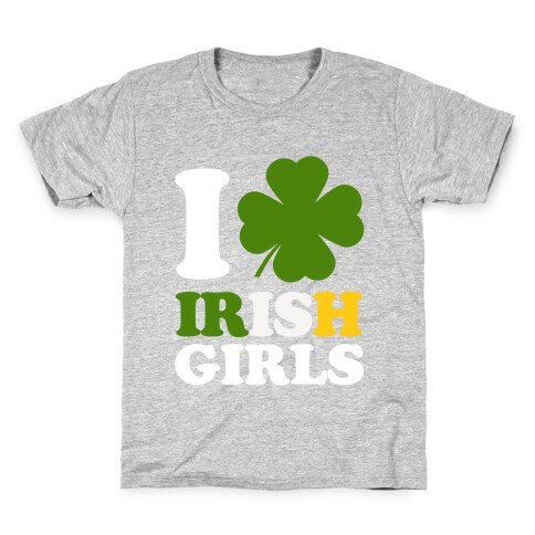 I Love Irish Girls Kids T-Shirt