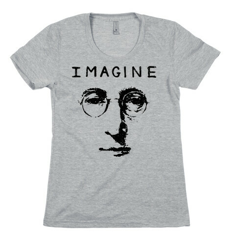 Imagine (Vintage Shirt) Womens T-Shirt