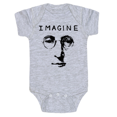 Imagine (Vintage Shirt) Baby One-Piece