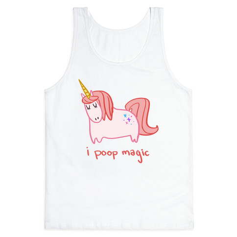 I Poop Magic Unicorn Tank Top