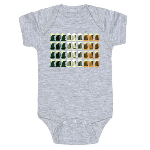 Irish Mug Flag Baby One-Piece